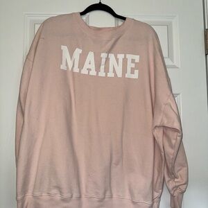 American Eagle Outfitters Pink Maine Sweatshirt